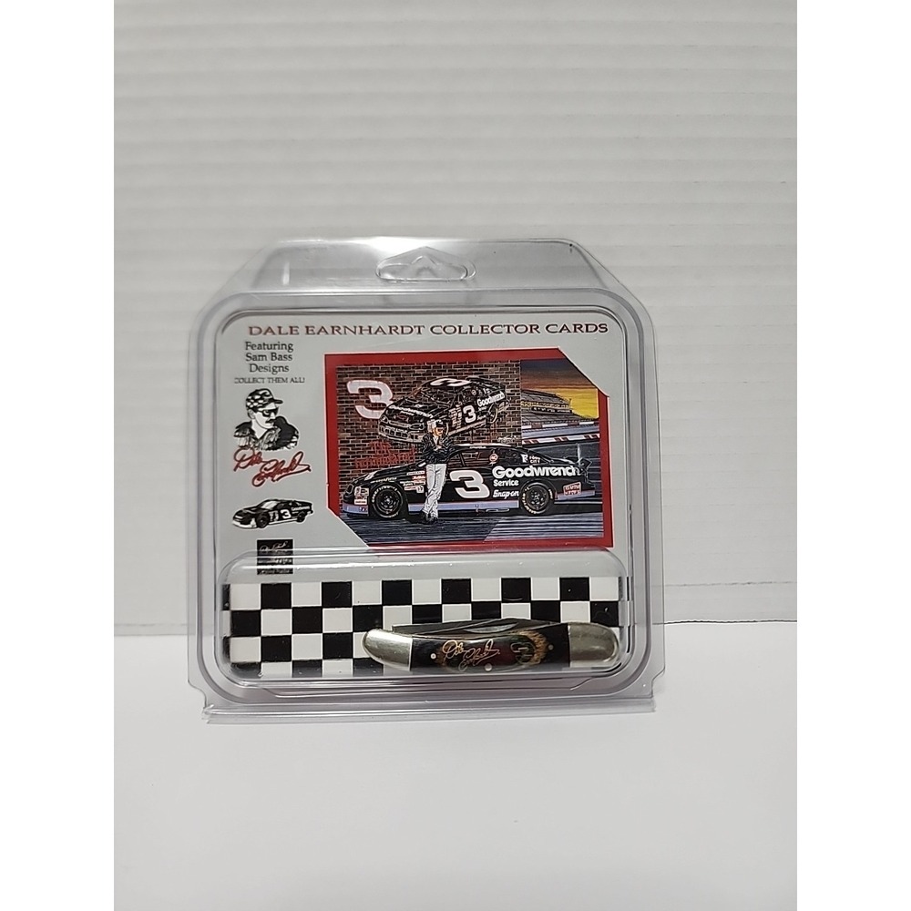 Nascar Dale #3 Earnhardt Frost Cutlery Knife with Collector Card Sam Bass Design